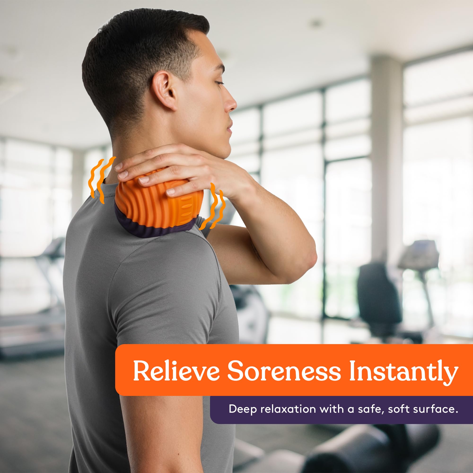 Special Supplies Sensory Massage Ball - Orange & Purple - 4 Vibration Modes, Tactile Stimulation, Stress Relief, Therapy & Sensory Tool for Kids and Adults — Amazon image 4