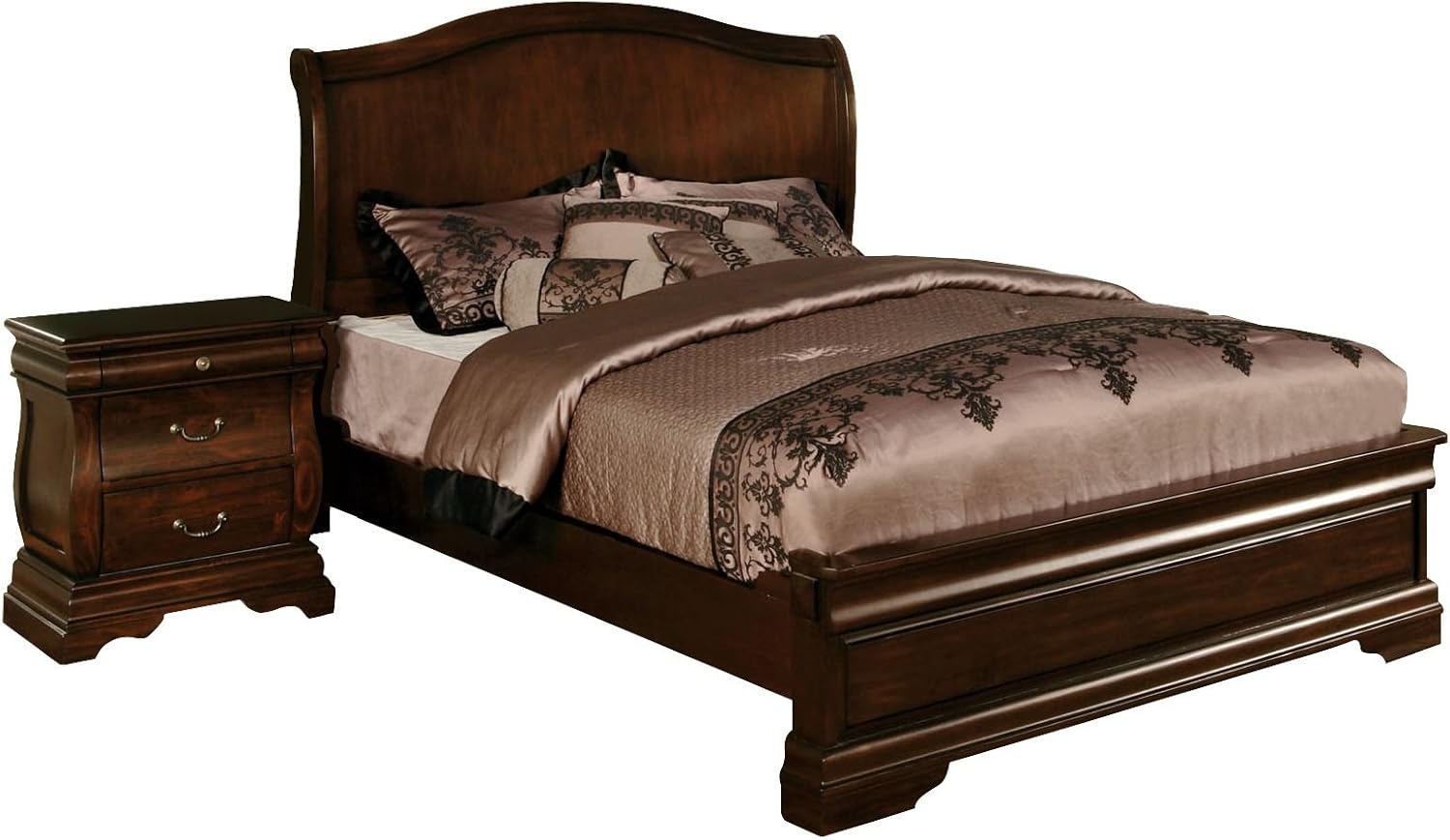 Furniture of America Hendrike 2Piece Platform Bed Set