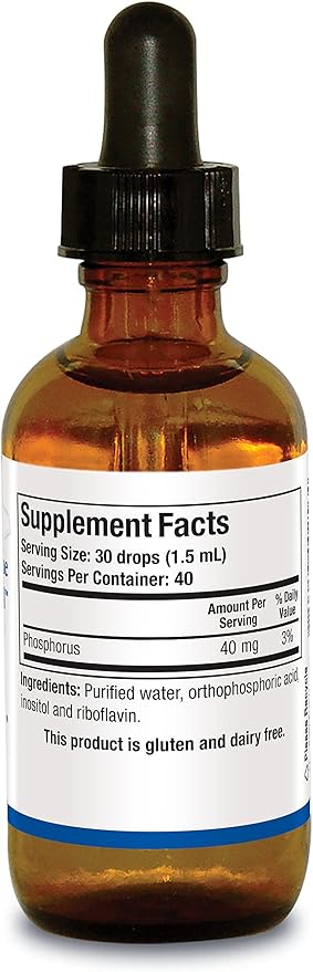 Amazon Com Biotics Research Super Phosphozyme Liquid Phosphorous In Liquid Electrolytes Healthy Bones And Teeth Protein Production Energy Support 40mg Drop 2 Fl Oz Health Household