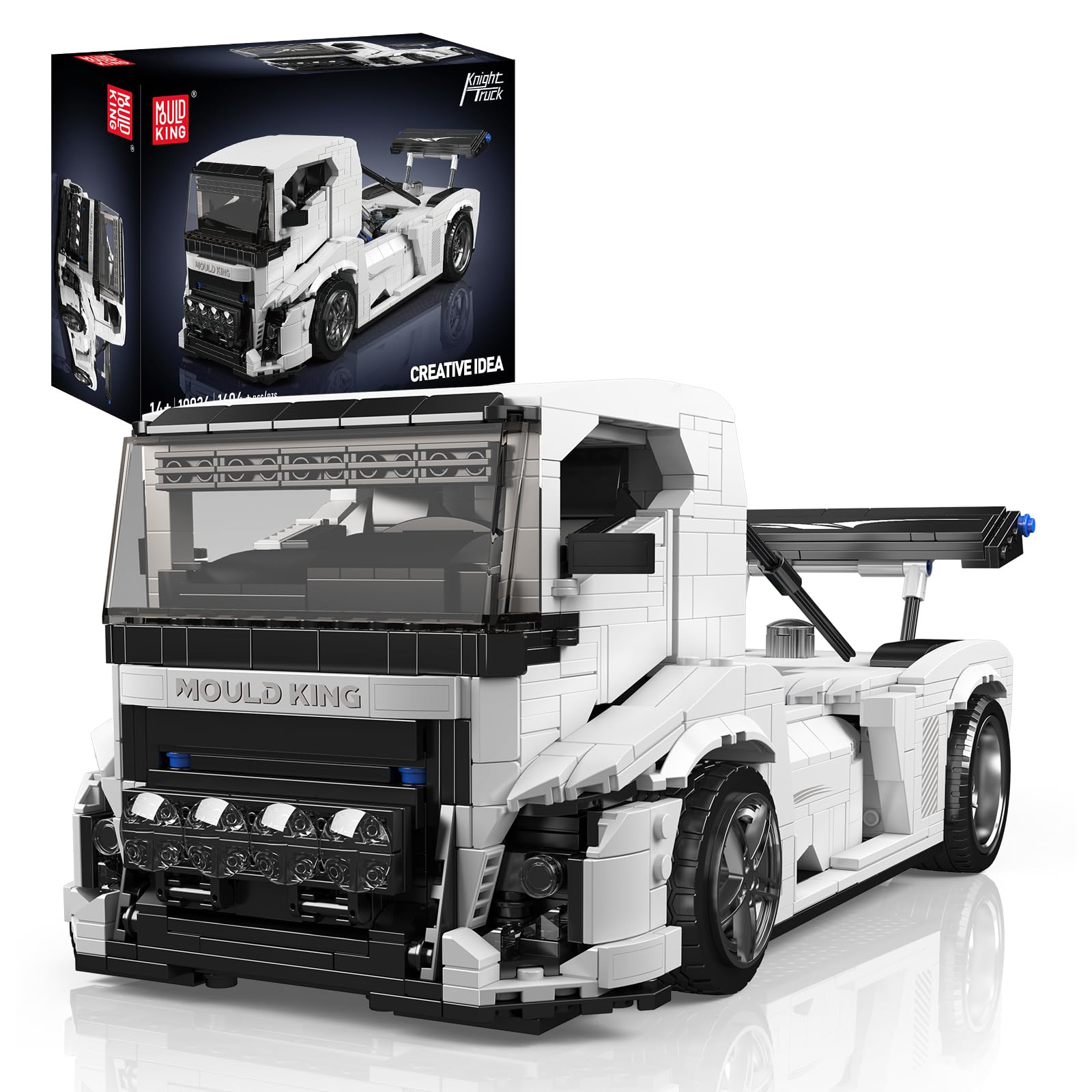 Mould King 10036 Technology Knight Truck Building Blocks Kit