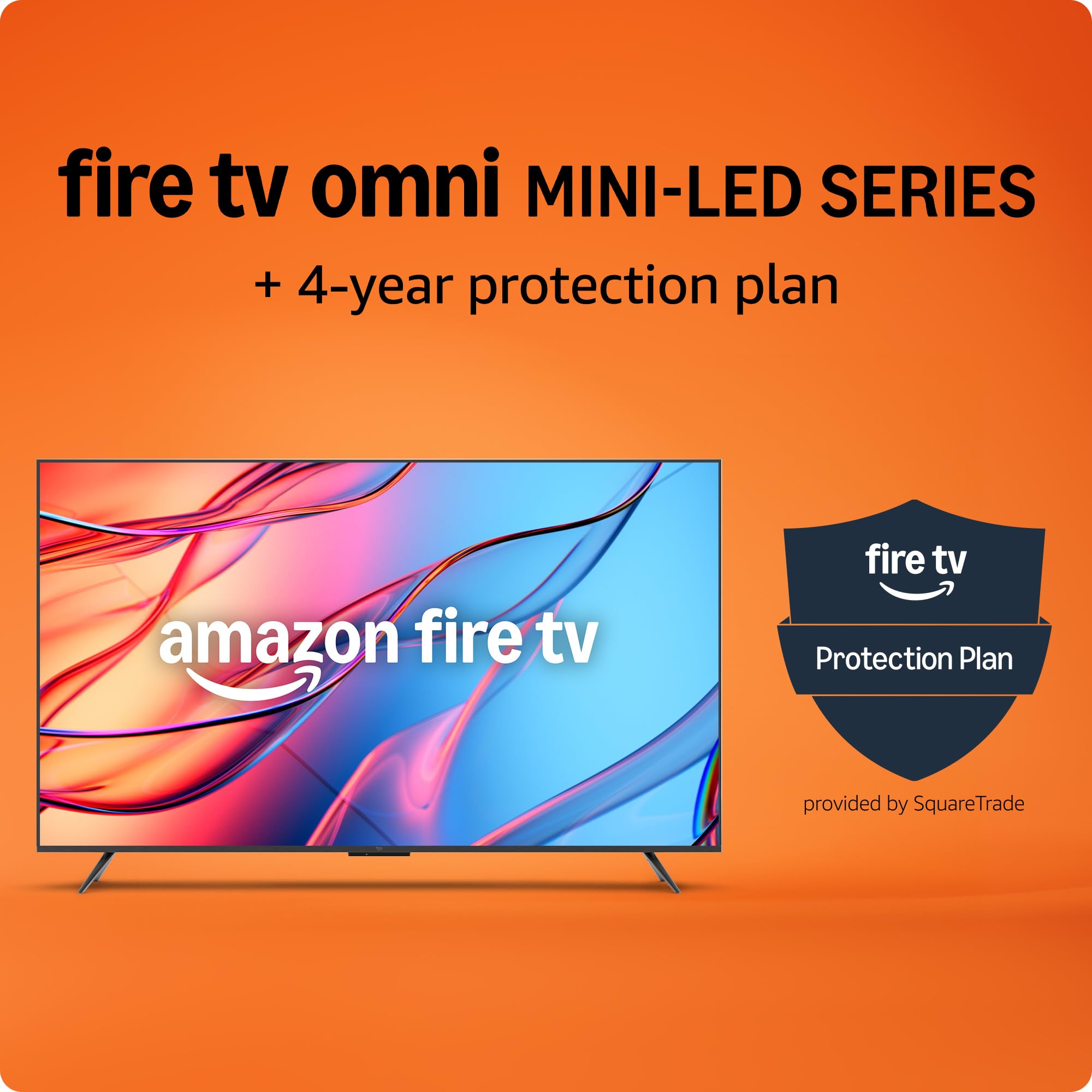 Introducing Amazon Fire TV 85 Omni Mini-LED Series with 4-Year Protection Plan