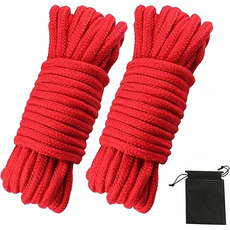 Soft Cotton Bandage Rope for First Aid (Red+Red)