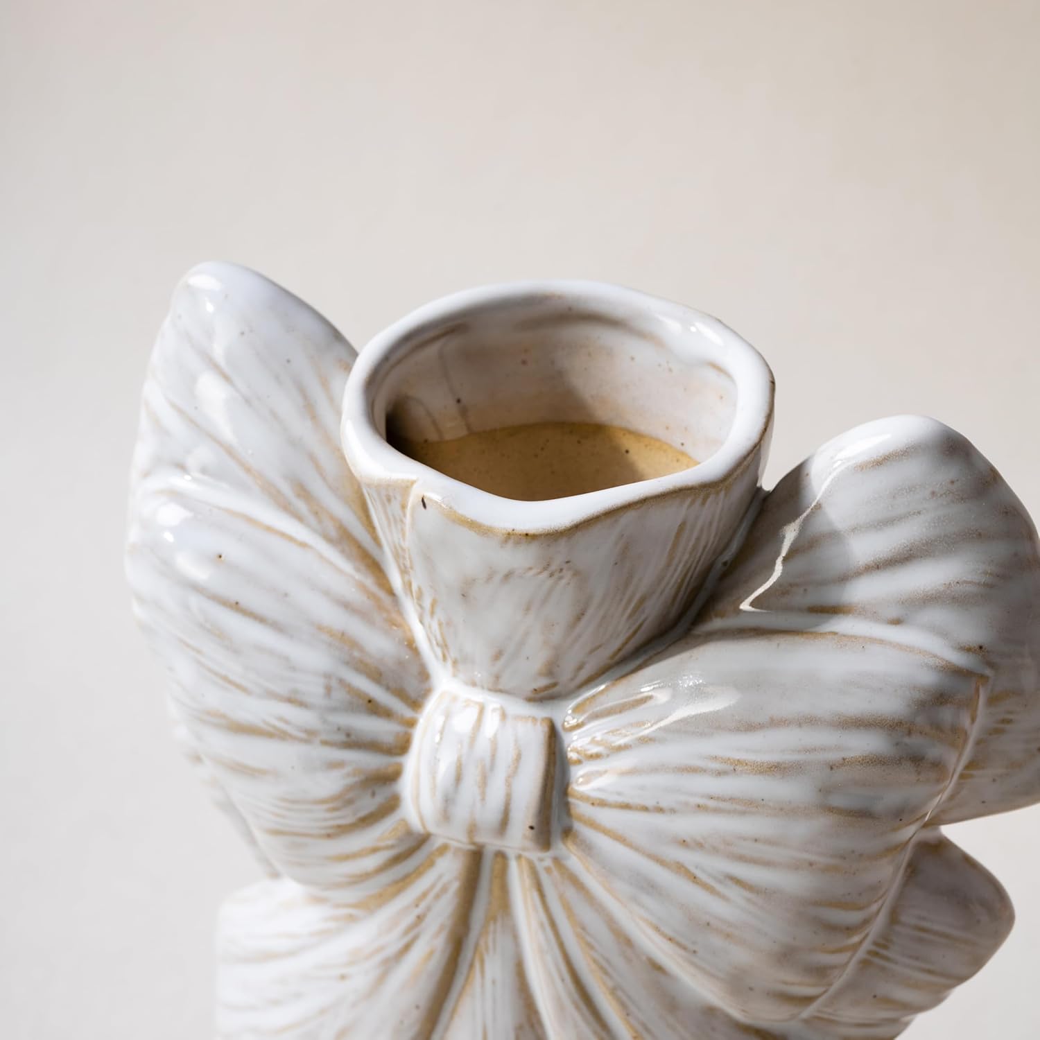 Handmade Ceramic Vase for Dried Flowers - Modern Home Decor, Rustic Table Centerpiece, Small Decorative Vase for Pampas Grass & Preserved Bouquets. - Image 8