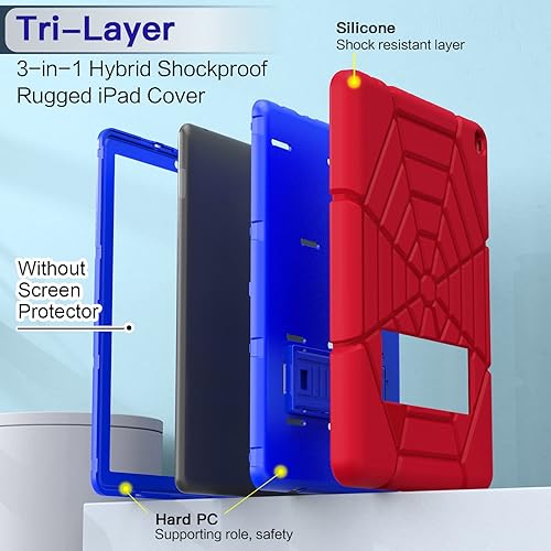 Miniatura 3 de Grifobes (para 1311 generación 20232021) Kindle Fire HD 1010 Plus, HD 10 KidsKids Pro Tablet, funda protectora resistente 3 en 1 con soporte para