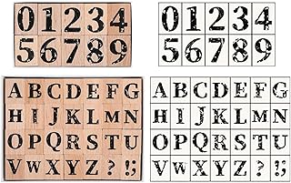 38 個の英語+数字 アルファベットスタンプセットアルファベットゴムスタンプヴィンテージ木製ゴム A-Z レターナンバースタンプ工芸品手紙 DIY カードスクラップブッキング用