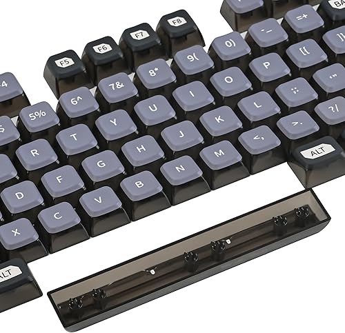 Miniatura 5 de Taeeiancd Teclas pudín juego de 118 teclas 60  teclas personalizadas de perfil ASA diseño de sublimación de tinte PBT ANSI US para interruptores