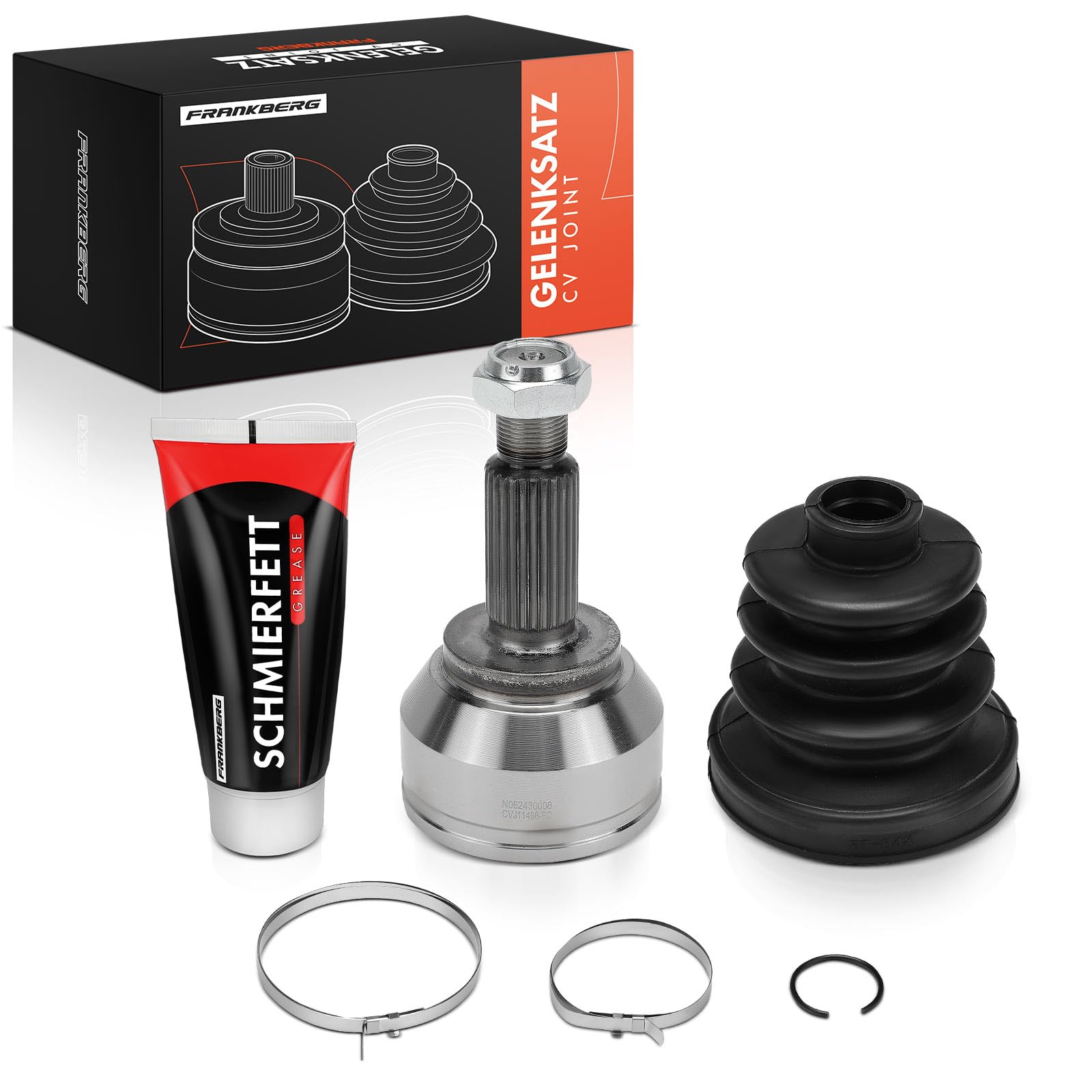 Frankberg Kit de juntas homocinéticas lado de la rueda eje delantero | Compatible con: Mondeo III Berlina B4Y, Mondeo III B5Y, Torneo Mondeo III BWY