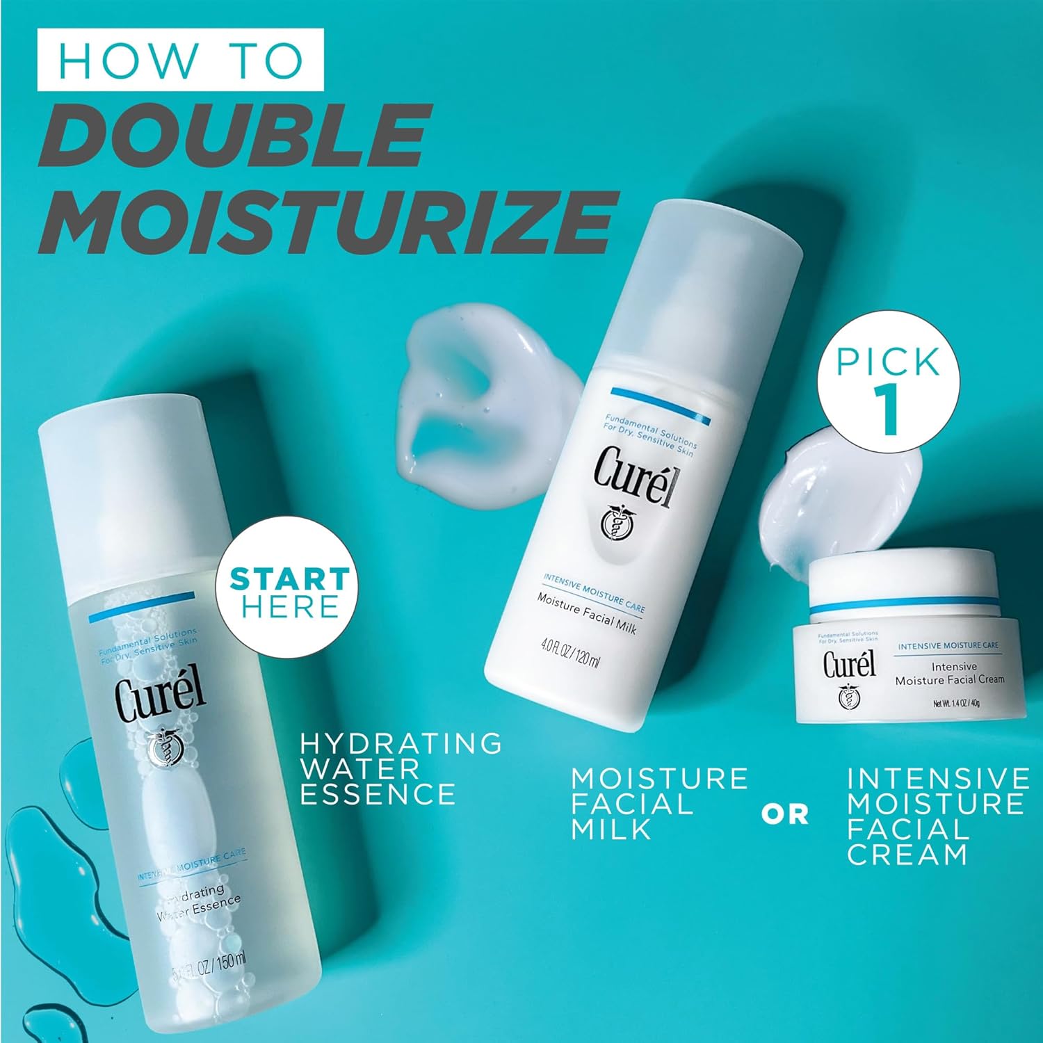 Curel Japanese Skin Care Hydrating Water Essence Toner, Water Based Face Moisturizer for Dry Skin, Serum for Face, 5 Oz - Image 6