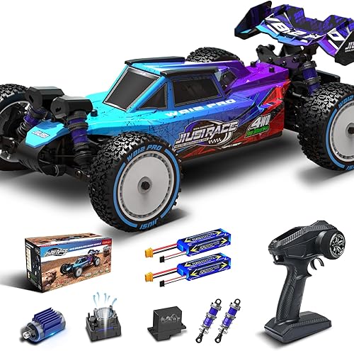 Miniatura 8 de Camiones RC sin escobillas 114 para adultos, camión todo terreno impermeable de 50 mph 4WD y sistema de carga rápida de 20 W con control remoto de