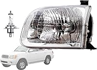 Vista 10 de Auto Parts Avenue Reemplazo de faro para 2000 2001 2002 2003 2004 Tundra (solo modelo de doble cabina) 2001 2002 2003 2004 Sequoia par lado derecho