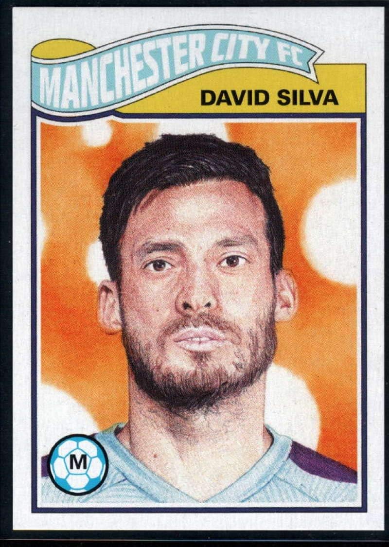 2020 Topps The UCL Living Set UEFA Champions League #131 David Silva Manchester City FC Official Soccer Futbol Trading Card LIMITED PRINT RUN