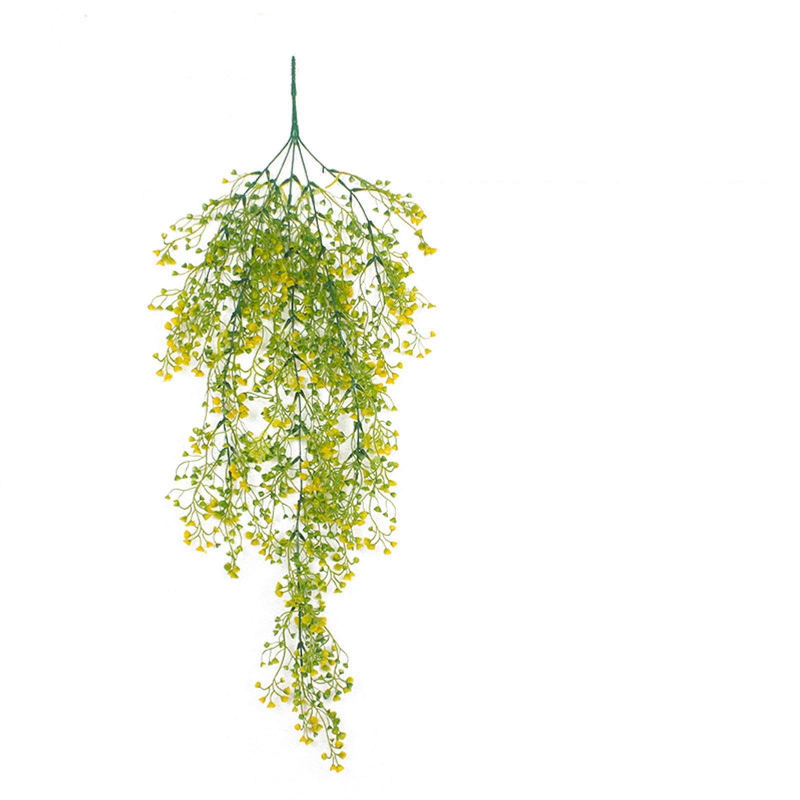 Décoration de mariage avec ce rotin vert artificiel à suspendre