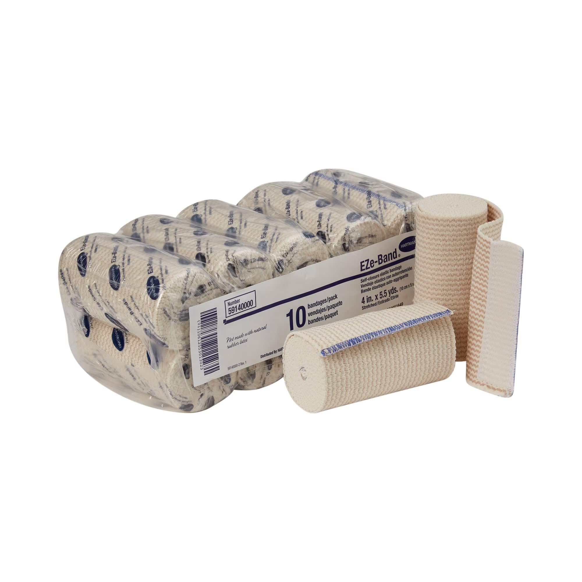 EZe-Band Elastic Bandage - Self-Closing, 10 Count -1 EZe-Band Elastic Bandage - Self-Closing, 10 Count -1