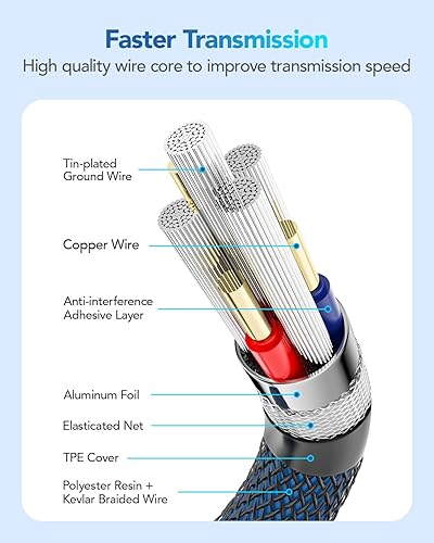 Miniatura 3 de ANDTOBO Cable USB 3.0 A a A, 3.3 pies, macho a macho, cable USB de doble extremo compatible con cajas de disco duro, reproductor de DVD, enfriador