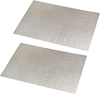 Vista 7 de Fielect 2 piezas de cubierta de guía de ondas de microondas, 7.9 in x 11.8 in x 0.006 in, hojas de placas de mica para microondas, parte