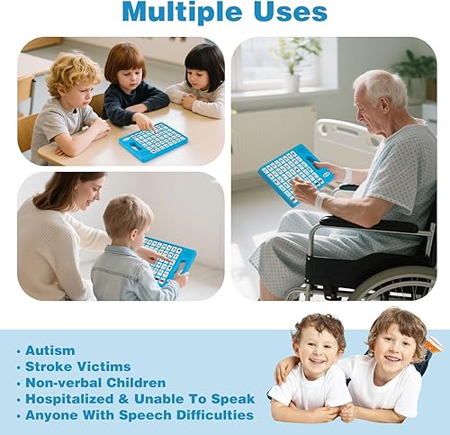 Miniatura 7 de Joyreal Dispositivo AAC para autismo, herramientas de comunicación no verbal para terapia del habla y rehabilitación de accidentes