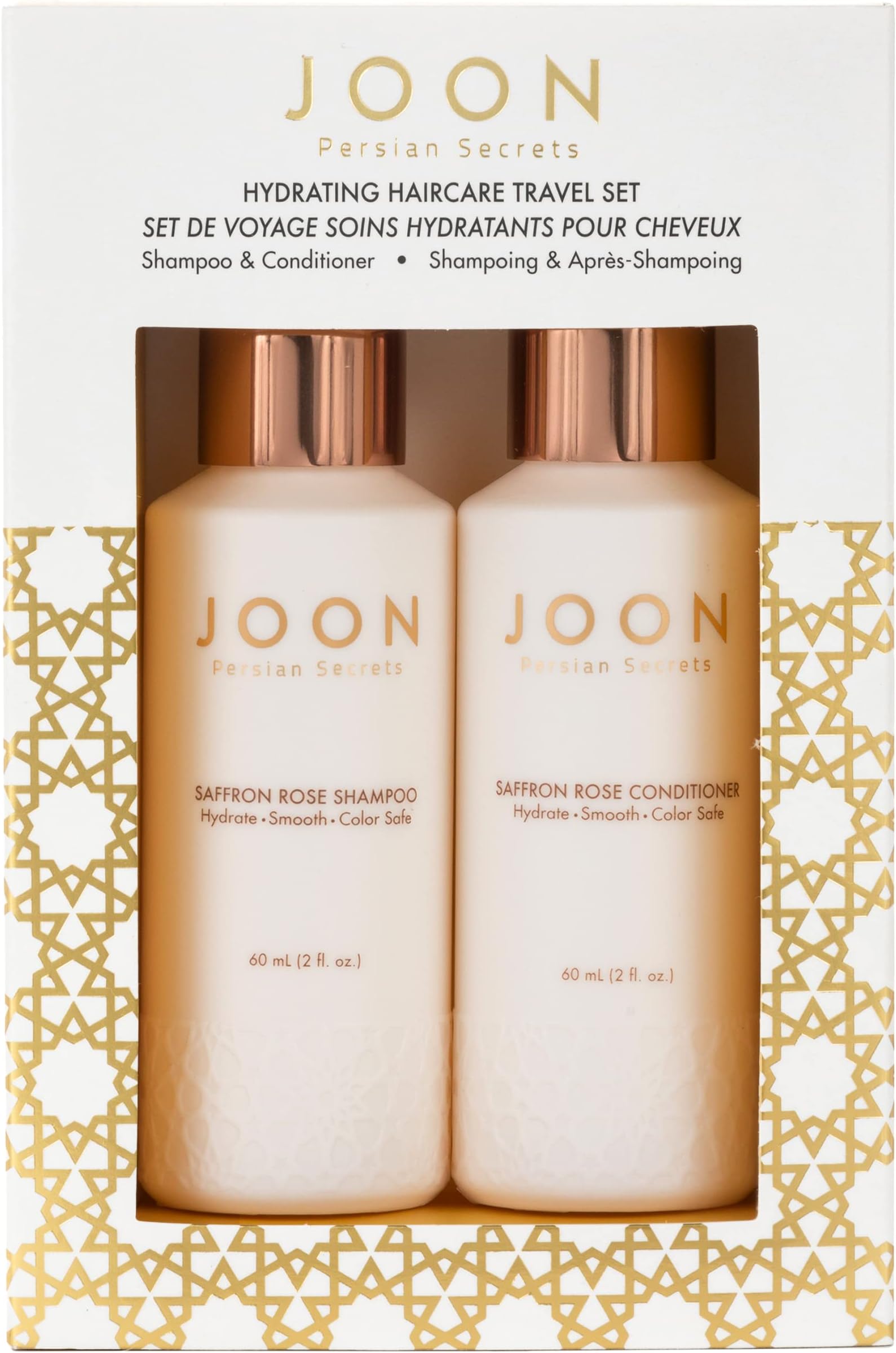 JOON Hydrating Haircare Travel Set - 2oz Shampoo and Conditioner Kit