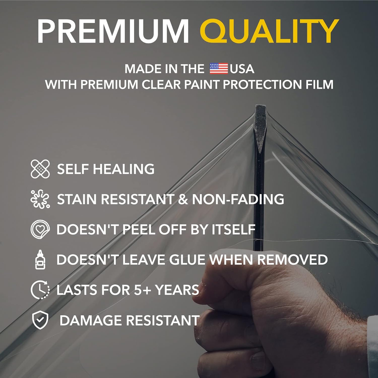 TWRAPS Door Entries PPF for Rivian R1T 2021-2024, 8mil Custom Fit Anti Scratch Paint Protection Film Cover, Clear Self Healing Shield Guard, Complete with Install Kit Accessories