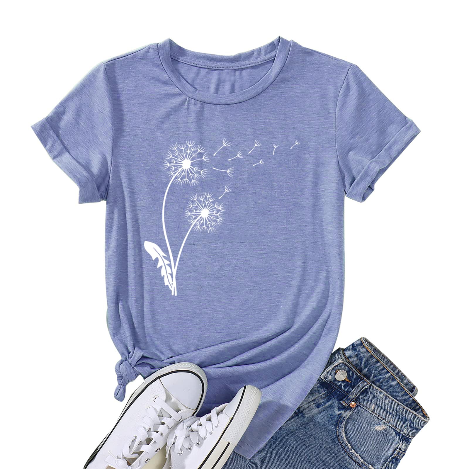 Bealatt Women's Sunflower Graphic Shirts Sunflower Pattern Print Tank Tops Casual Sleeveless Summer Tops Holiday Tee Shirt