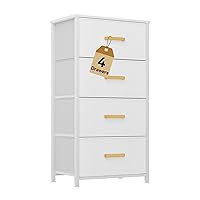 Vista 26 de DWVO - Cómoda para dormitorio, cómoda de tela con 8 cajones, cómoda alta de doble cajón para armario, sala de estar, marco de acero resistente