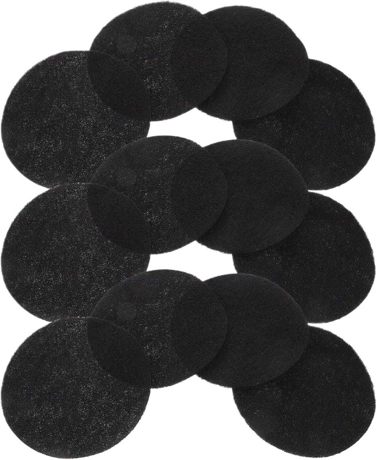24pcs Activated Carbon Filterpads for Trash Can Filter Compost Bin Filters Countertop Replacement Cotton