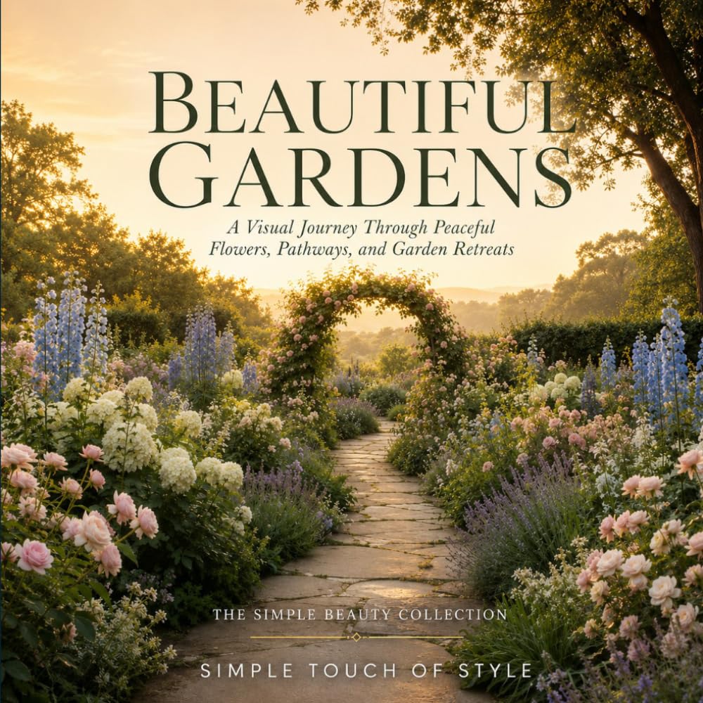 Beautiful Gardens: A Visual Journey Through Peaceful Flowers, Pathways, and Garden Retreats (The Simple Beauty Collection)