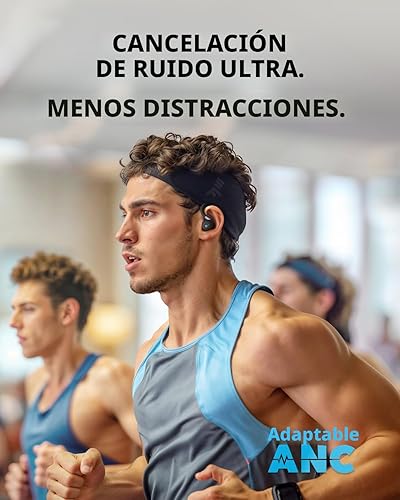 Miniatura 4 de Soundcore Sport X20 by Anker, auriculares de entrenamiento verdaderamente inalámbricos, ganchos giratorios y extensibles, cancelación de ruido,