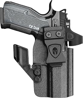 WARRIORLAND IWB Kydex Holster Compatible with CZ Shadow 2 Compact/Carry/Full Size, Optic Cut & Claw, Appendix in Waistband Conceal Carry, Adj. Retention & Cant (Right Hand)