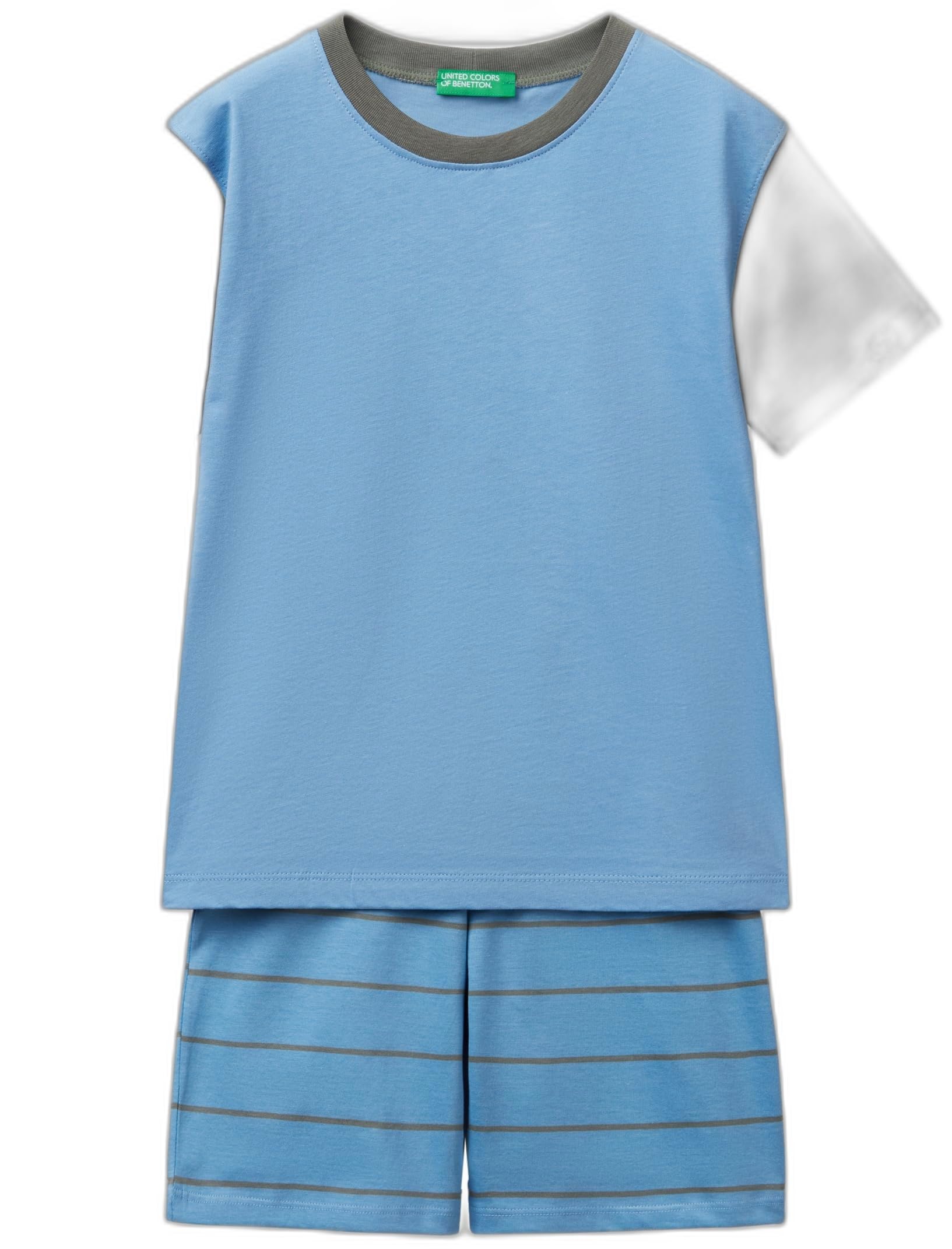 United Colors of Benetton Pidżama — zestaw Chłopcy Pig(t-shirt+short) 30960p08r