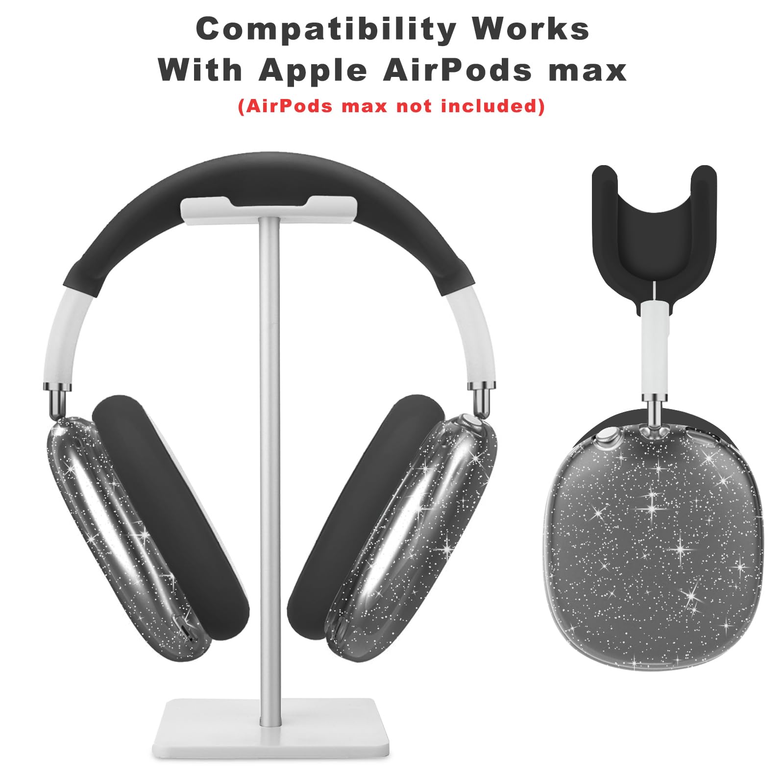 étui Tpu Souple Coque Transparente TPU Pour AirPods Max - Protection Anti- Rayures Sans Cacher Le Design Anti-rayures Anti-poussière