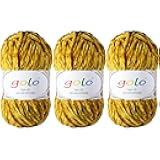 3 Pack Soft Velvet Yarn Chenille Yarn for Crocheting Super Bulky Baby Blanket Yarn for DIY