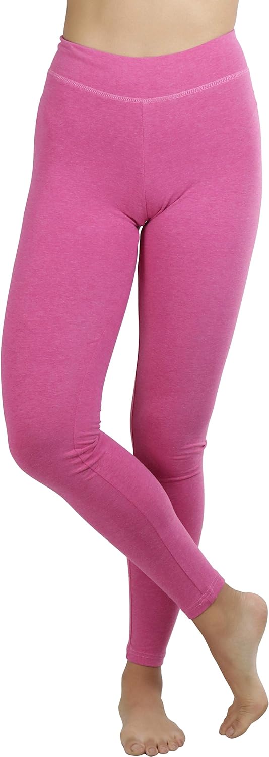 ToBeInStyle Women's Single Medium Weight Breathable Cotton-Spandex Leggings - Image 6