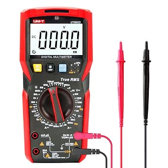 UNI-T UT89XD Digital multimeter True RMS ac dc Voltmeter Ammeter Capacitance Frequency Resistance Tester with LED Tester