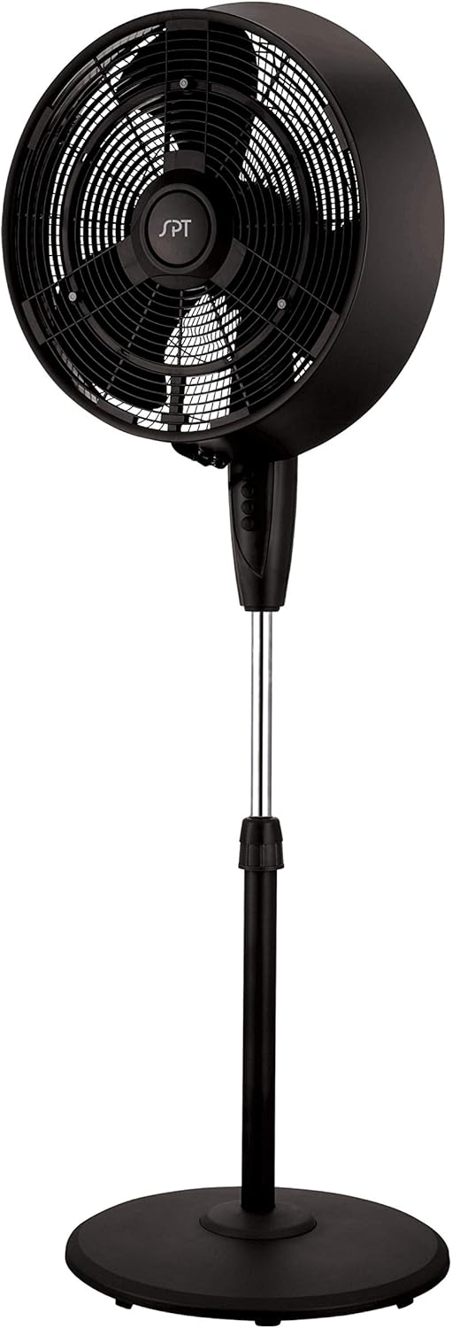 SPT 18″ Oscillating Misting Fan BLACK 18 INCH