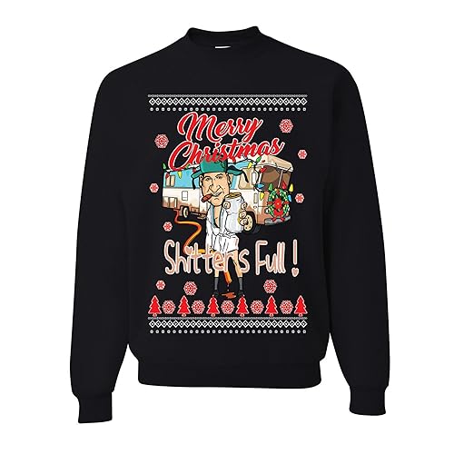 wild custom apparel Merry Christmas Shitters Full Ugly Christmas Sweater