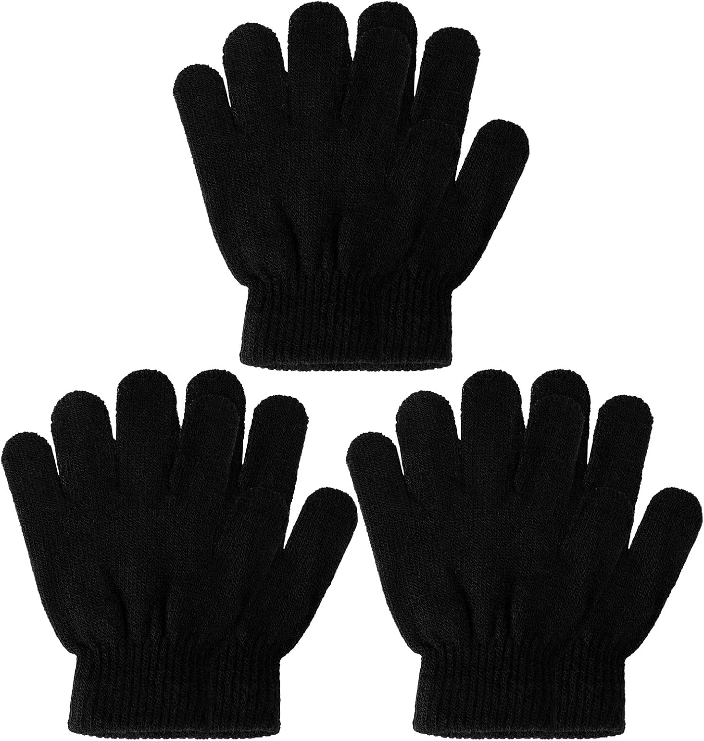 Toddler Gloves Kids Mitten Kids Gloves Full Finger Mittens Winter Knitted Gloves for Little Boys and Girls Supplies
