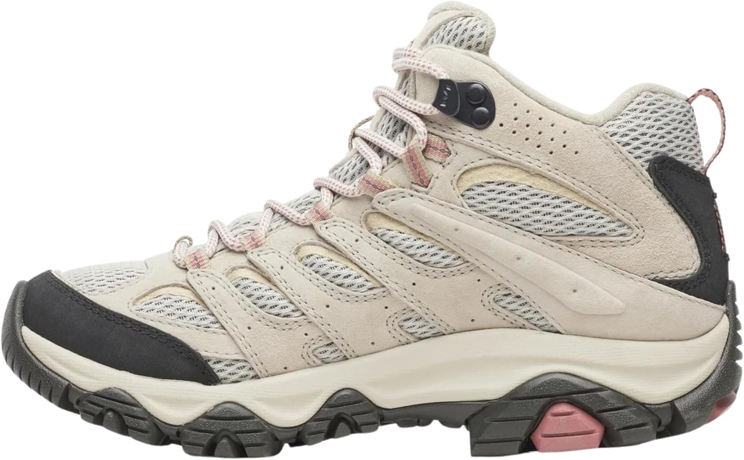 Merrell Women's Moab 3 Mid Waterproof Hiking Shoe, Aluminum, 7