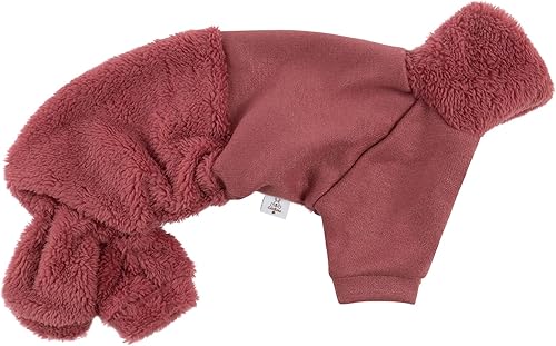 Miniatura 2 de CuteBone Suéter de cuello alto para perros pequeños, abrigo rosa, ropa para mascotas, mantiene a tu cachorro caliente en clima frío congelado DS19L