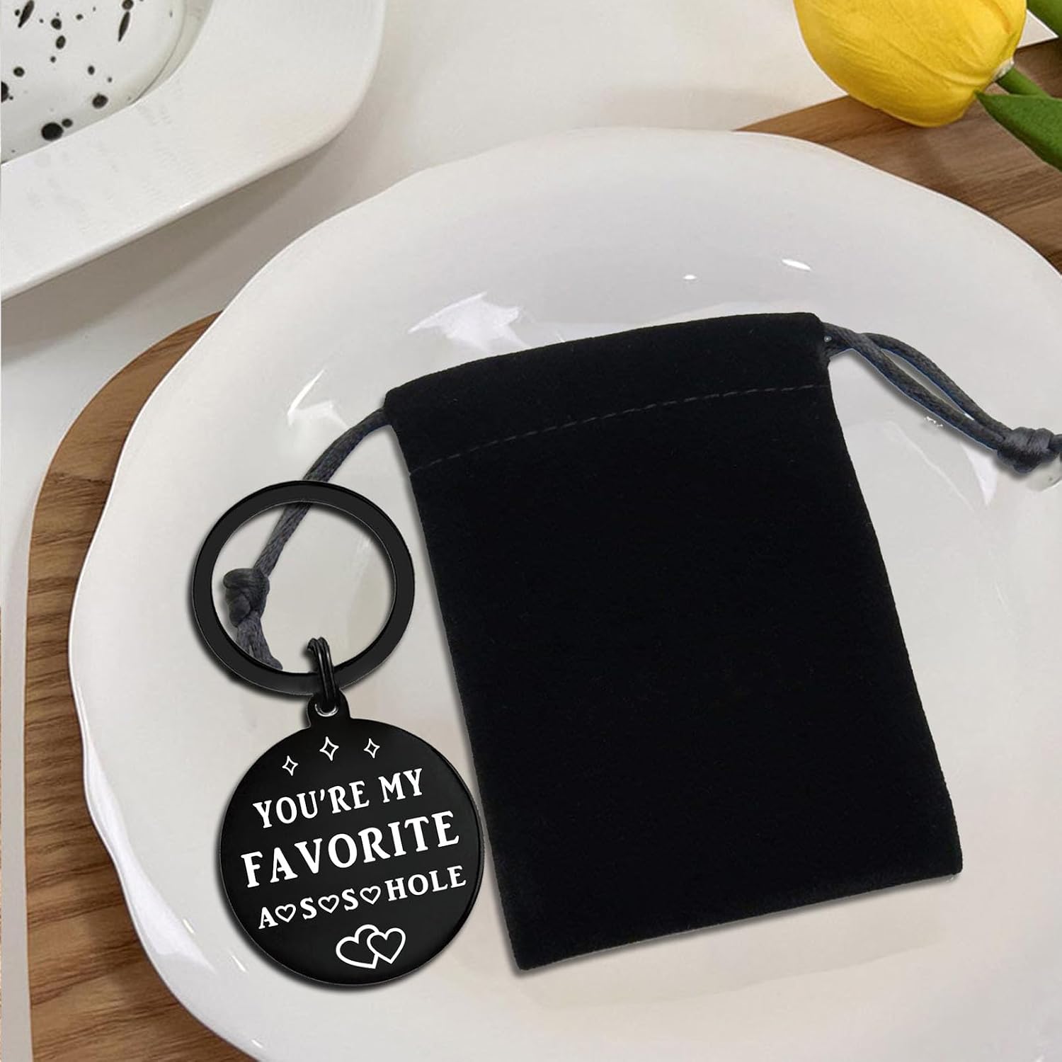 Mataly Valentines Day Gifts for Him Husband Men, I Love You Gifts for Him Boyfriend, Anniversary Keychain for Men Husband