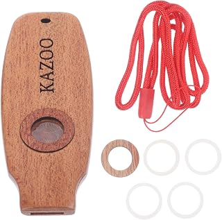 Mikinona Kazoo Musical Instrument y Adultos Compacto y Musicales y Aprendizaje Tocar Color Aleatorio