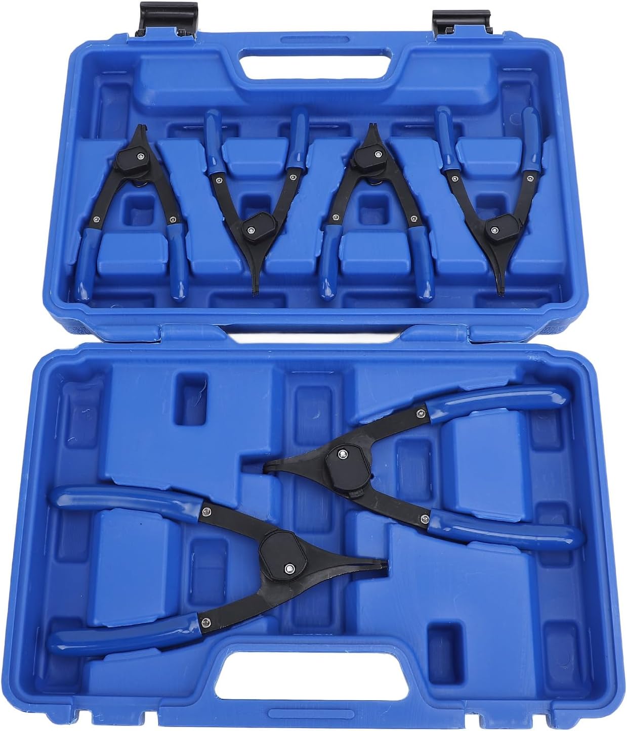 6PCS Snap Ring Pliers Set Metal Adjustable Internal External Retaining Ring Pliers Vehicles