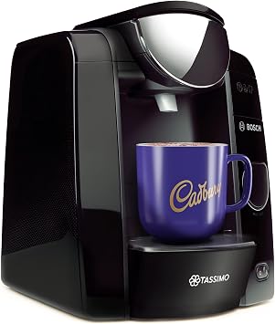 Tassimo by Bosch Joy Pod Coffee Machine, TAS4502NGB, Black