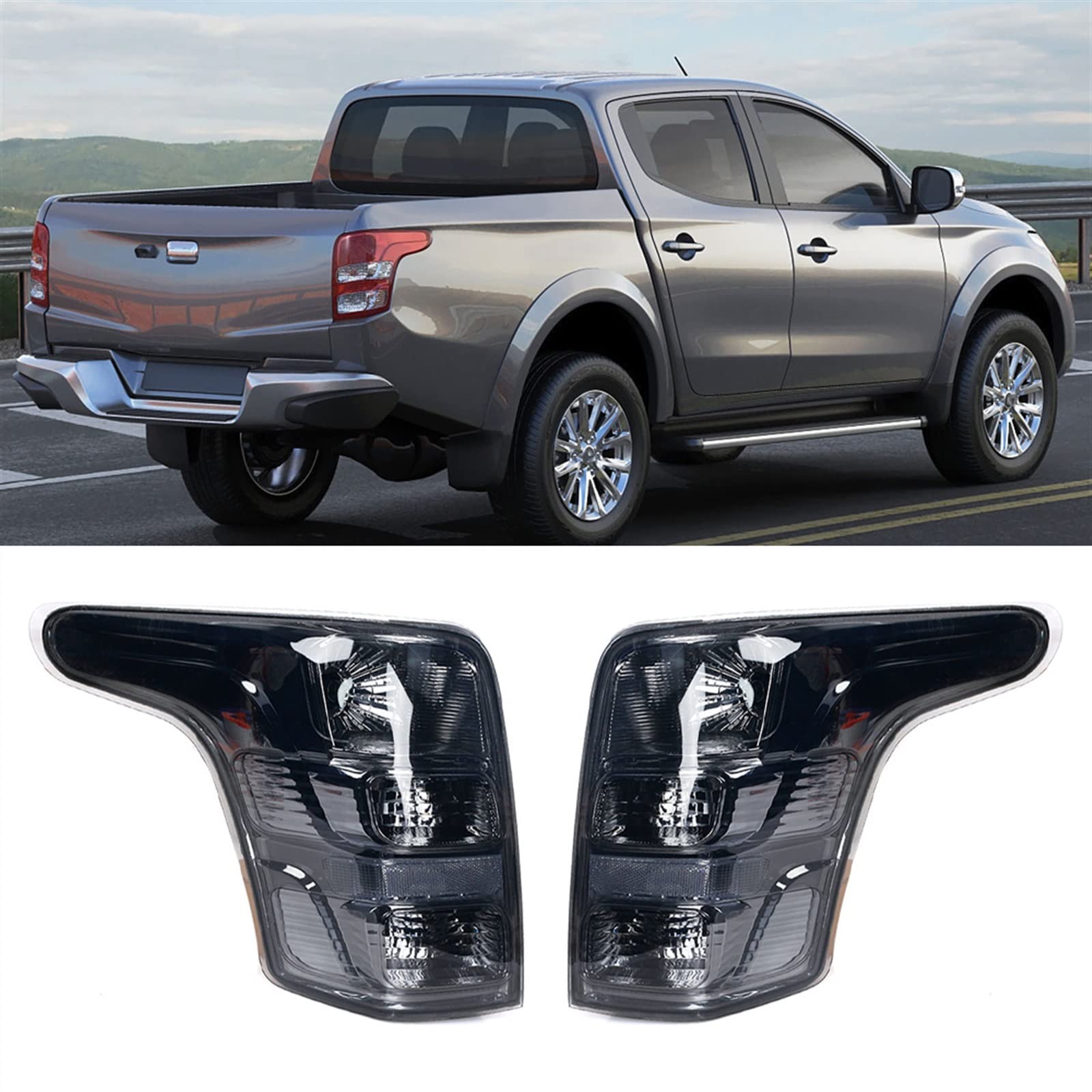 Auto Fanale Posteriore Luci Di Arresto Lampada Parcheggio Senza Lampadine Per Mitsubishi Per Triton L200 2015-2018 fanale(Left)