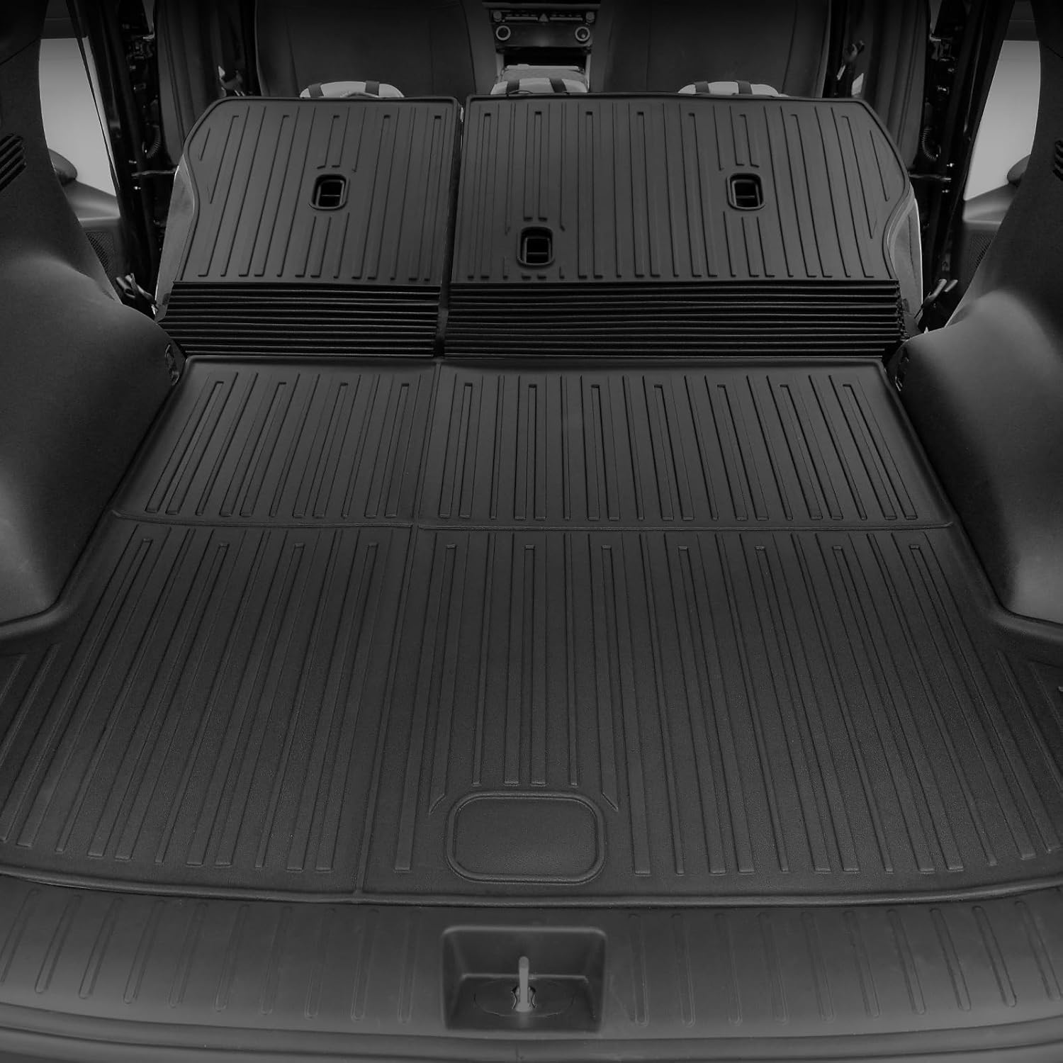 Cargo Mat for 2022-2026 Hyundai Tucson Hybrid, Full Coverage All Weather Trunk Cargo Liner with Backrest Protectors for Hyundai Tucson Accessories (Not fit PHEV)