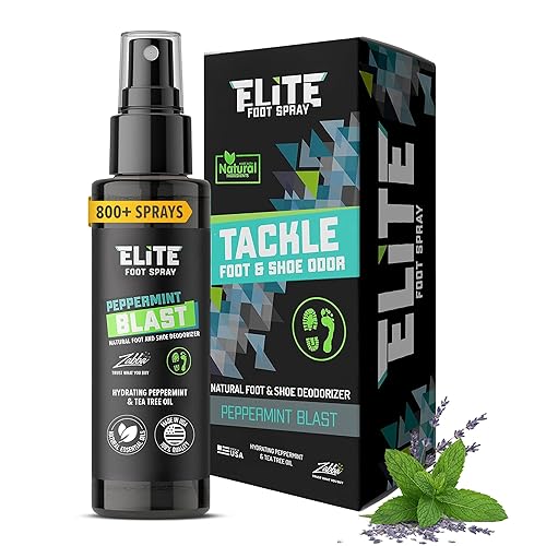 Elite Sportz Shoe Deodorizer (800+ Sprays) - Foot Spray and