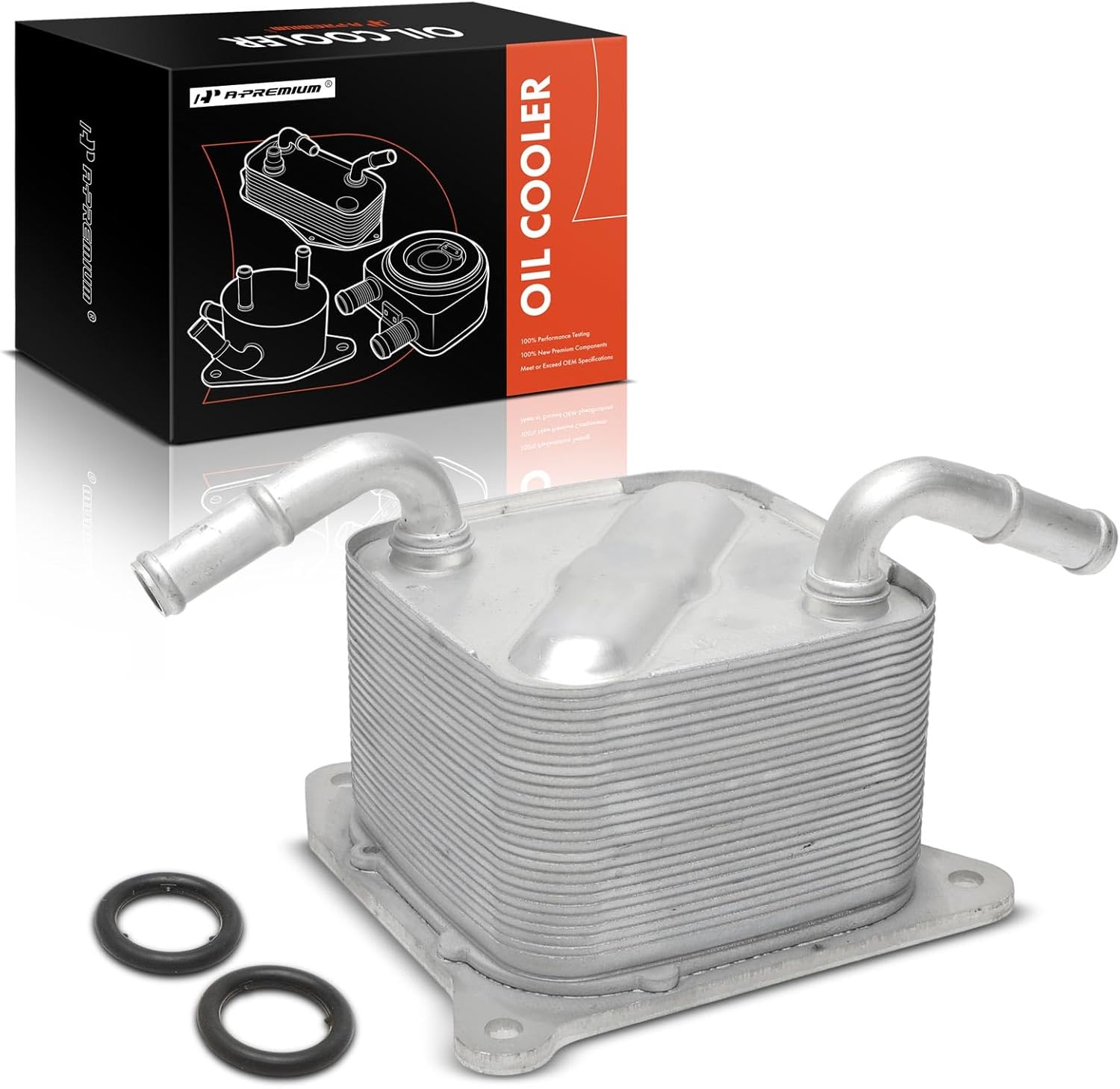 A-Premium Transmission Oil Cooler Compatible with Nissan Sentra 2016 2017 2018, 1.8L, Automatic CVT Transmission