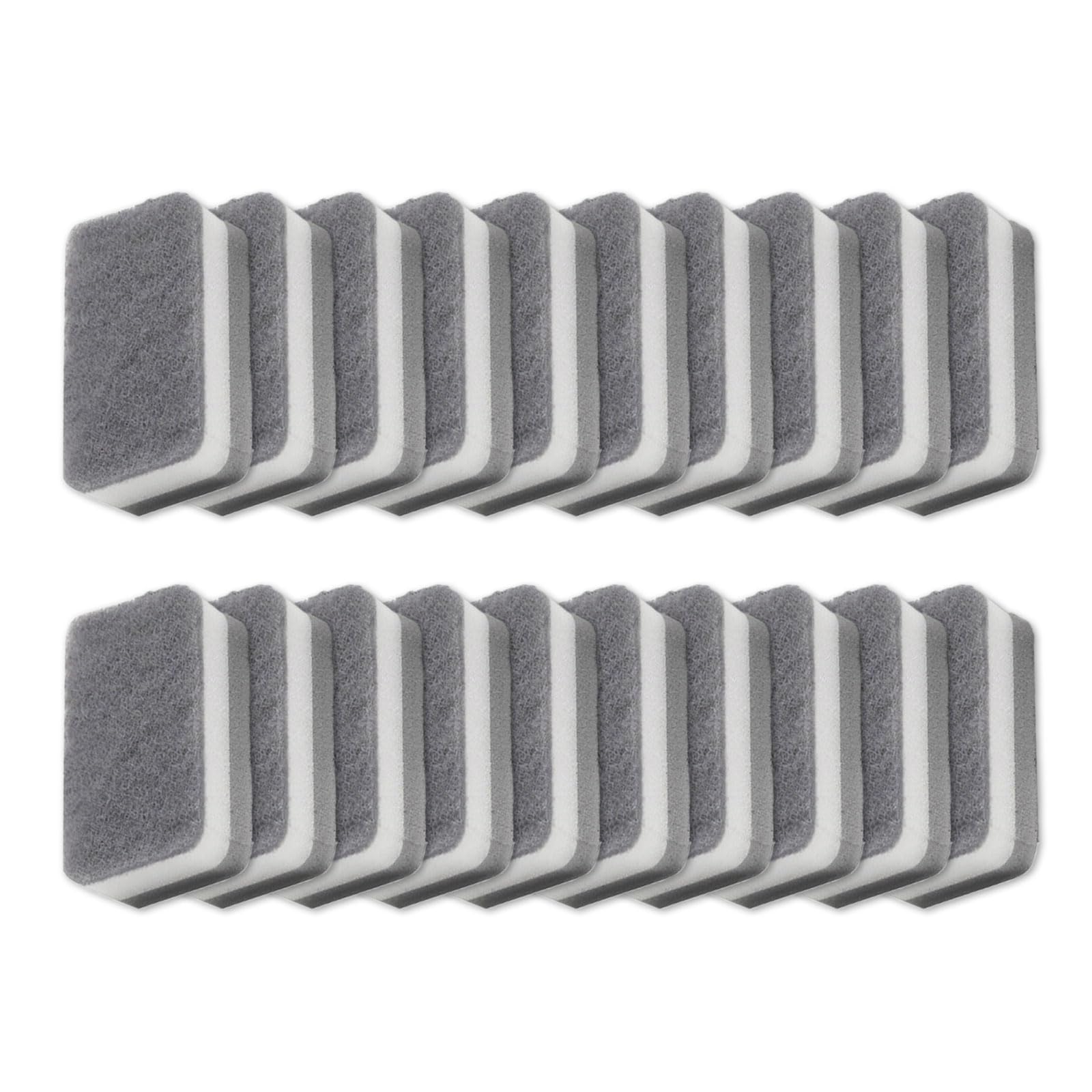 Secure Wiping Pad Three Tiers Curved Corner Wiping Pad Comfortable Cleaning Tool for Fragile Segments Safe Cleaning Sponge