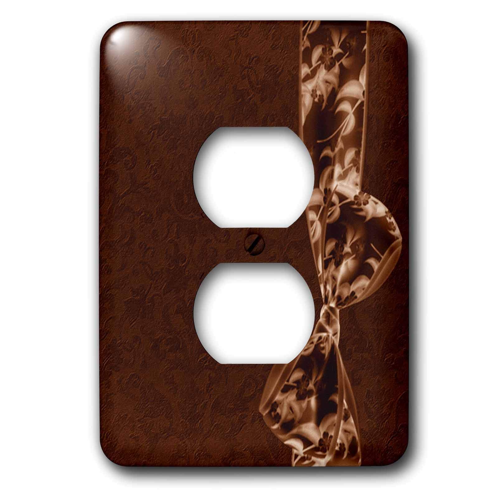 Placa de enchufe doble 3dRose lsp_33526_6 para camuflar mecanismos antiguos