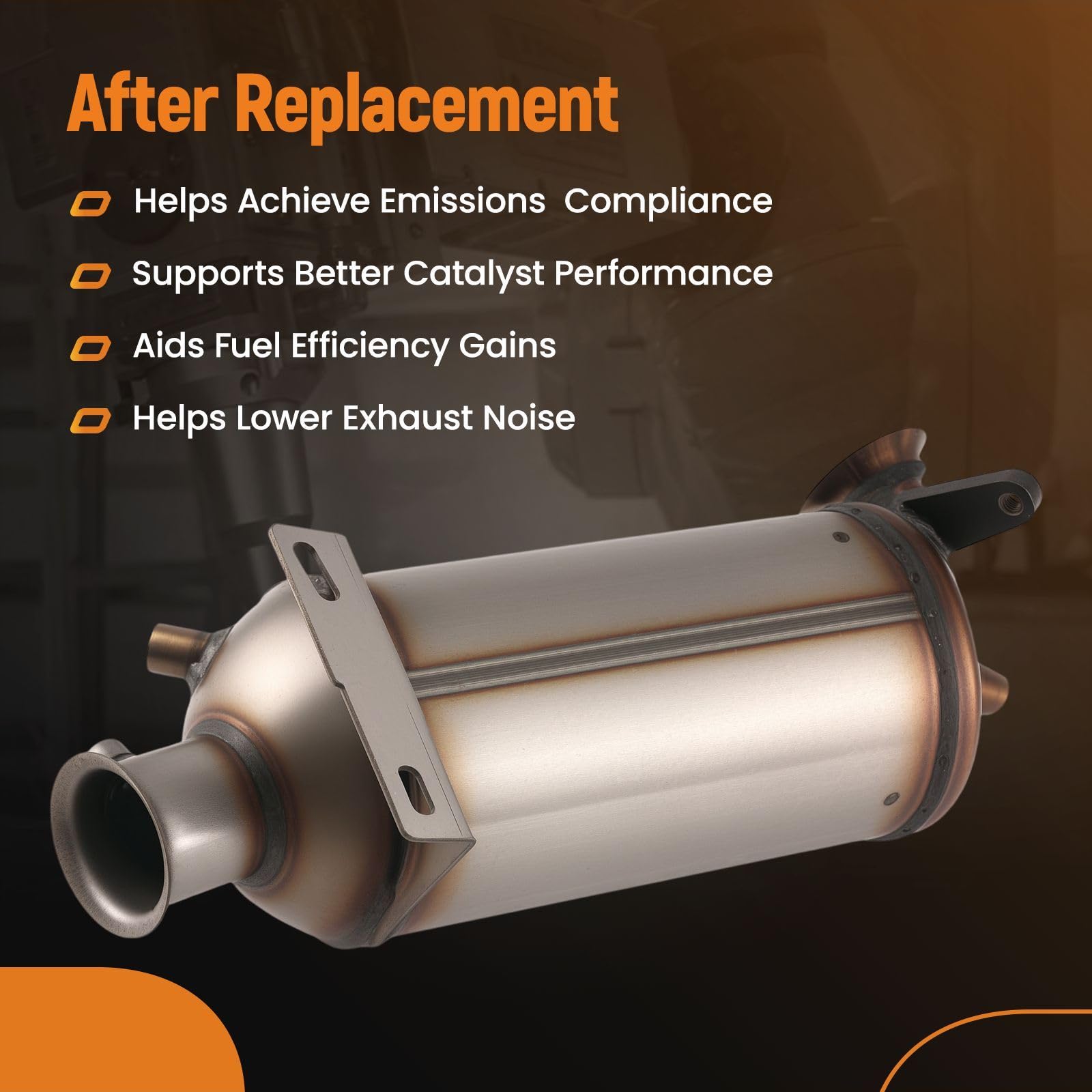 maXpeedingrods 7H0254700GX 7H0254700GV Filtro de partículas diésel DPF Euro 4 compatible con T5 Transporter BRS BRR / 84 CV 102 CV