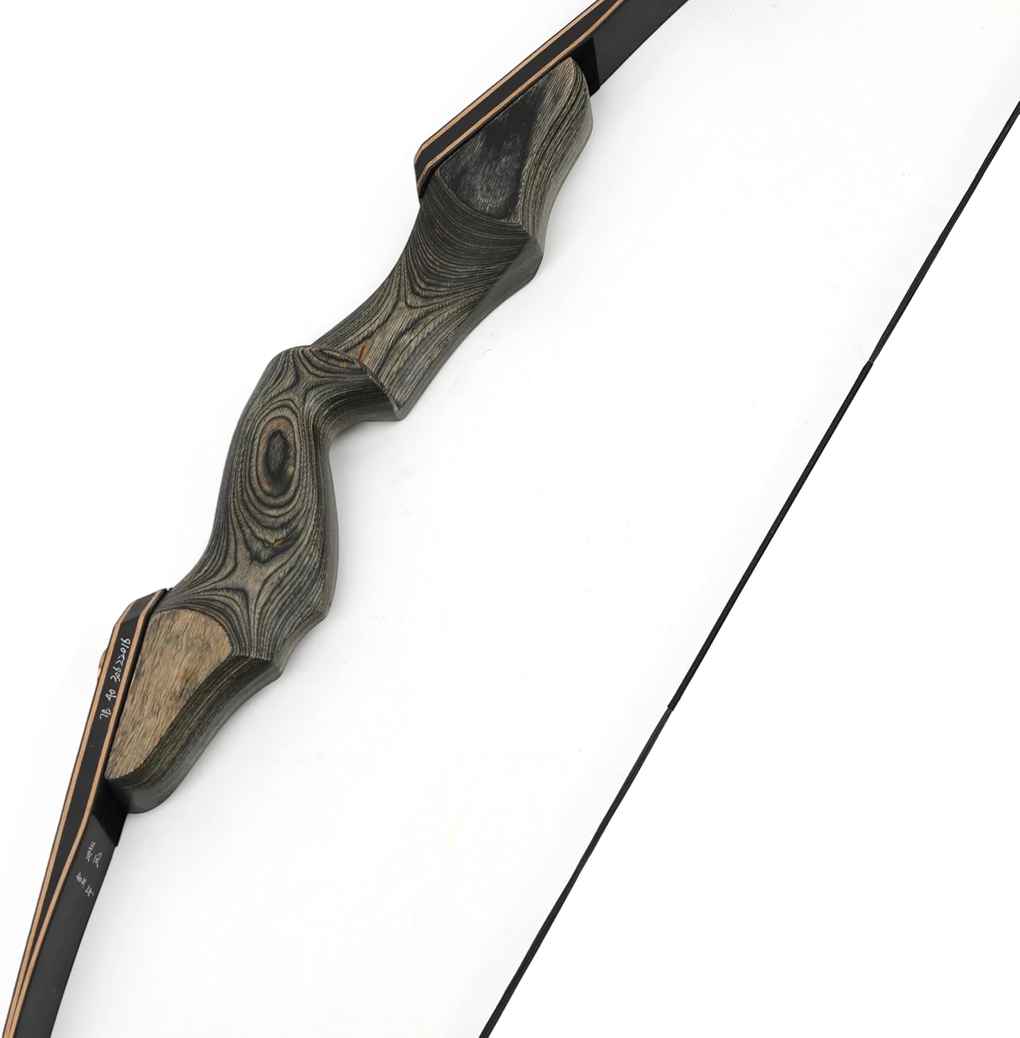 Archery Recurve Bow Kit 60" Takedown Bow Tech Wood 25/30/35/40/45/50lbs for Beginners and Hunter Shooting